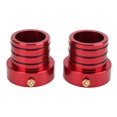 thumbnail image 2 of 2pcs Front Axle Tube Seal Set Durable Black Billet Aluminum Replacement ForWrangler Cherokee, 2 of 8