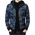 thumbnail image 1 of Pompotops Automne/hiver Nouveau Style pour Hommes Veste Tricotée à Capuche en Velours à Manches Longues en Solde, 1 of 1