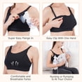 thumbnail image 4 of Momcozy Hands Free Pumping Bra, Adjustable Breast-Pumps Holding Pumping and Nursing Bra, 4 of 7