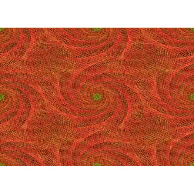 Ahgly Company Machine Washable Indoor Rectangle Transitional Orange Red Orange Area Rugs, 5' x 8'