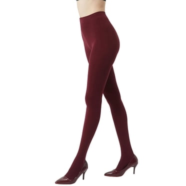 ShomPort High Waisted Pantyhose for Womens Opaque Stretchy Lightweight Solid Color Soft Comfort Workout Daily Stockings