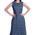 thumbnail image 2 of Moomaya Printed Womens Sleeveless Peter Pan Collar Kurta Pant Set,2 Piece Ethnic Set, 2 of 6