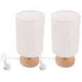 thumbnail image 1 of KAKOWELY Retro Table Lamp Small Desk Lamp For Nightstand Home Decor Warm Light Nordic Style 2 Pieces Set, 1 of 7