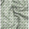 thumbnail image 1 of Soimoi Green Poly Georgette Fabric Tree Animal Print Fabric by the Yard 42 Inch Wide, 1 of 6