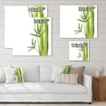 thumbnail image 4 of Designart Bamboo Branches In The Forest V Canvas Wall Art, 4 of 4