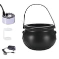 thumbnail image 2 of yingyy Halloween Witch Cauldrons Fog Maker Spooky Mist Effect Festive Decorations Safe To Wide Application silver US Plug 1Set, 2 of 6