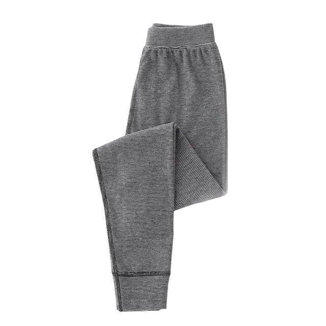 MIASHUI Girls Leggings Comfortable Stretchy Full Length Pants Soft Stripe Print Tights,Black,2-3 Years