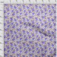 thumbnail image 4 of oneOone Velvet Medium Purple Fabric Florals Craft Projects Decor Fabric Printed By The Yard 58 Inch Wide, 4 of 4