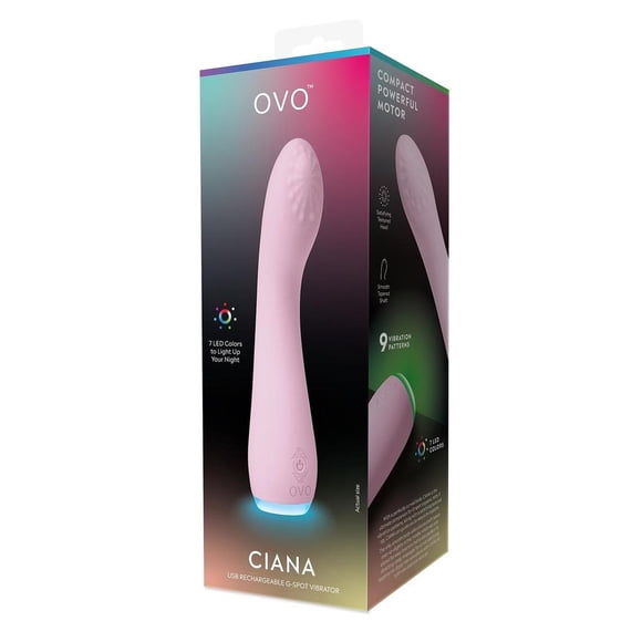 OVO Ciana Vibromasseur à Pois G, Rose
