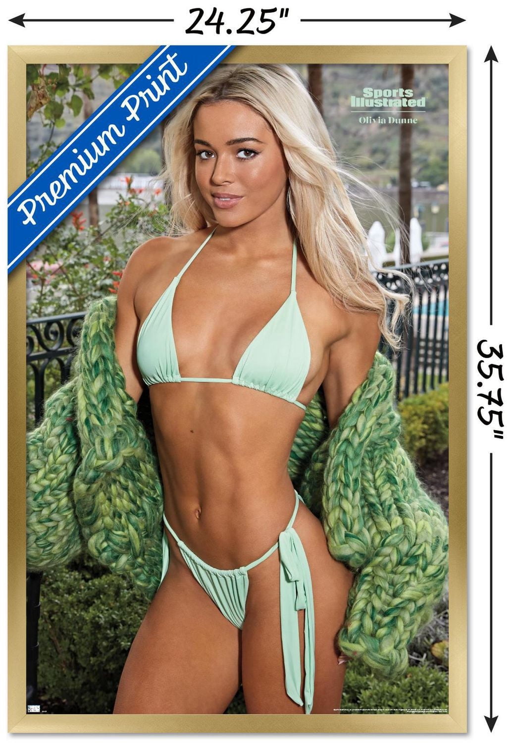 Sports Illustrated: Swimsuit Edition - Olivia Dunne 24 Wall Poster, 14.725" x 22.375"