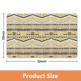 thumbnail image 3 of Transform Your Bathroom with our Non-Slip 20x32in Tribal Style Bath Rug Runner - Soft, Luxury Microfiber, Machine Washable Bathroom Rugs. Perfect for Tub and Shower. Step into Elegance!, 3 of 5