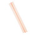 thumbnail image 2 of Spiral Binding Coil, 16mm Inner Diameter 10Pcs Pretty Colour Sheet Binding Comb  For Page Orange, 2 of 8