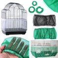 thumbnail image 3 of Trayknick Housse de Cage Lavable à la Machine, Filet Supérieur Robuste en Fil, Cages Rondes Carrées, Housse Universelle pour Cage à Oiseaux pour la Maison, Noir, 3 of 13