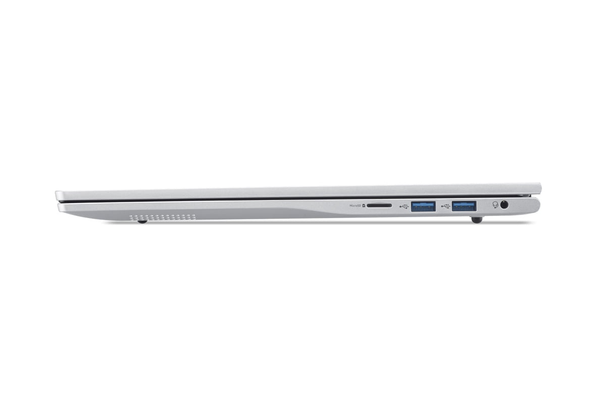 Ordinateur portable Acer Aspire Lite 17,3” HD IPS (1600x900), Intel N150, 8 Go de RAM LPDDR5, 128 Go SSD, Windows 11, abonnement d’un an à Microsoft 365 inclus