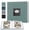Green, variant on Linen Photo Album with Writing Space for 4x6 Photos, Acid-Free PVC-Free Pages, Holds 200 or 300 Pictures, Customizable Cover