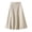 Beige, variant on Fgnfyis Leather Skirt Women's High Waist Wide Swing Umbrella Skirt Skirts for Women Trendy Black S