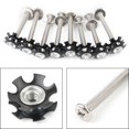 thumbnail image 2 of 8pcs REPAIR KIT Star nuts 1/4-20 screws For 1" OD tube Threadless Forks, 2 of 10
