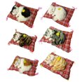 thumbnail image 1 of Sleeping Cats Plush Stuffed Toy Press Simulation Sound Animal Cute Doll Kids Gift, 1 of 8