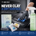 thumbnail image 4 of Magic Shield Clay Bar Triple Pack – 100g Light, Medium & Heavy Bars + GlideTech Lubricant Spray | Professional Auto Detailing, Deep Cleaning & Shine Restoration, 4 of 8