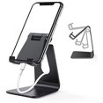 thumbnail image 1 of ORIbox Cell Phone Stand, Adjustable Phone Stand for Desk, Aluminum Desktop Solid Universal Desk Stand, Compatible, 1 of 5