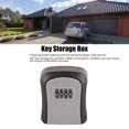 thumbnail image 4 of Combination Lock Box Key Lock Box Combination Lock Box Wall Mounted Waterproof Lock Box Inside And Outside Key Storage Box Combination Padlocks, 4 of 7