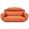 thumbnail image 1 of LeisureMod Coussin de Chaise Balançoire Oeuf Double pour 2 Personnes, Orange, 1 of 5