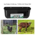 thumbnail image 3 of Haofy Large Chicken Feeder Trough with Clips Hanging Chicken Feeder Trough, Feeding Duck Goose Goat Sheep Dog for Livestock Feeding Container Waterer Bucket, 3 of 8