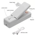 thumbnail image 3 of TopLLC USB Rechargeable Magnetic Suction Sealing Machine,Mini Bag Sealer, 2 In 1 Heat Sealer For Snacks, Rechargeable Handheld Plastic Bag Resealer, 3 of 5