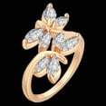 thumbnail image 3 of EGNMCR Ring Ladies Bagues Mode Dames Diamant Mode Bijoux Féminins, 3 of 9