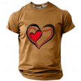thumbnail image 1 of Styesk T Shirts for Man Casual Fashion Print Round Neck Pullover T-Shirt Short Sleeve, 1 of 2