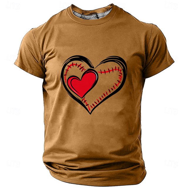 Styesk T Shirts for Man Casual Fashion Print Round Neck Pullover T-Shirt Short Sleeve