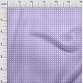 thumbnail image 3 of oneOone Rayon Medium Purple Fabric Check Sewing Material Print Fabric By The Yard 56 Inch Wide, 3 of 4