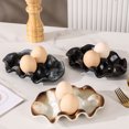 thumbnail image 4 of Transemion Ceramics Three-dimensional Ceramic Egg Tray For Stylish And Convenient Egg Storage type+1, 4 of 6