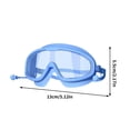 thumbnail image 3 of Kids Swimming Goggles - Large Frame HD Waterproof Eyewear - Adjustable Soft Silicone Seal & Eye Protection for Children, 3 of 8