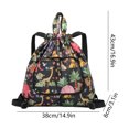 thumbnail image 2 of EGNMCR Sac à Cordon Sac à Cordon Commun Sac de Rangement Pliable Sac de Sport et de Mise en Forme Poche à Cordon Sac à Dos de Voyage Sac à Dos de Sport, 2 of 5