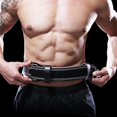 thumbnail image 3 of Premium PU Leather Powerlifting Belt-Advanced Weightlifting Belt-Lower support for back for Weightlifting And Heavy Weight Power Training - 130cm, 3 of 8