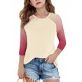 thumbnail image 2 of SERTG T-Shirt Mode Enfant Col Rond Manches 3/4 Imprimé Col Rond pour Été et Printemps 4-15 Ans (Kaki3,4 Ans), 2 of 7