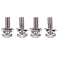 thumbnail image 4 of Screws  Nuts, 100Pcs Convenient Pan Head Machine Screws M4 0.5in With Stainless Washers For Furniture, 4 of 8
