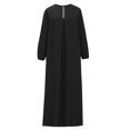 thumbnail image 4 of Gspmoly Robes pour Femmes, Robe Décontractée Ample à Col Montant avec Poche, Couleur Unie, Style Mode, Robes de Mariage pour Femmes Offres des Fêtes, 4 of 6