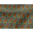 thumbnail image 4 of oneOone Viscose Jersey Fabric Leaves|Floral & Paisley Block Print Fabric BTY 60 Inch Wide, 4 of 4