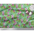 thumbnail image 3 of Soimoi Poly Georgette Fabric Floral & Leaves Tropical Print Sewing Fabric Yard 52 Inch Wide, 3 of 3