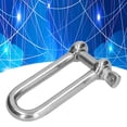 thumbnail image 4 of Anchor Shackles, Durable Self Locking Straight Long D Shackle  For Railways For Machinery For Boat 10Pcs M4,10Pcs M5,10Pcs M6,3Pcs M12, 4 of 8