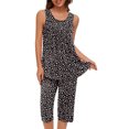 thumbnail image 2 of Baikeli Womens Sets on Sale Two Piece Outfits for Women Plus Size Suits Striped Tops Drawstring Waist Pants Jogger Sets with Pockets Women Matching Sets Outfits, 2 of 7