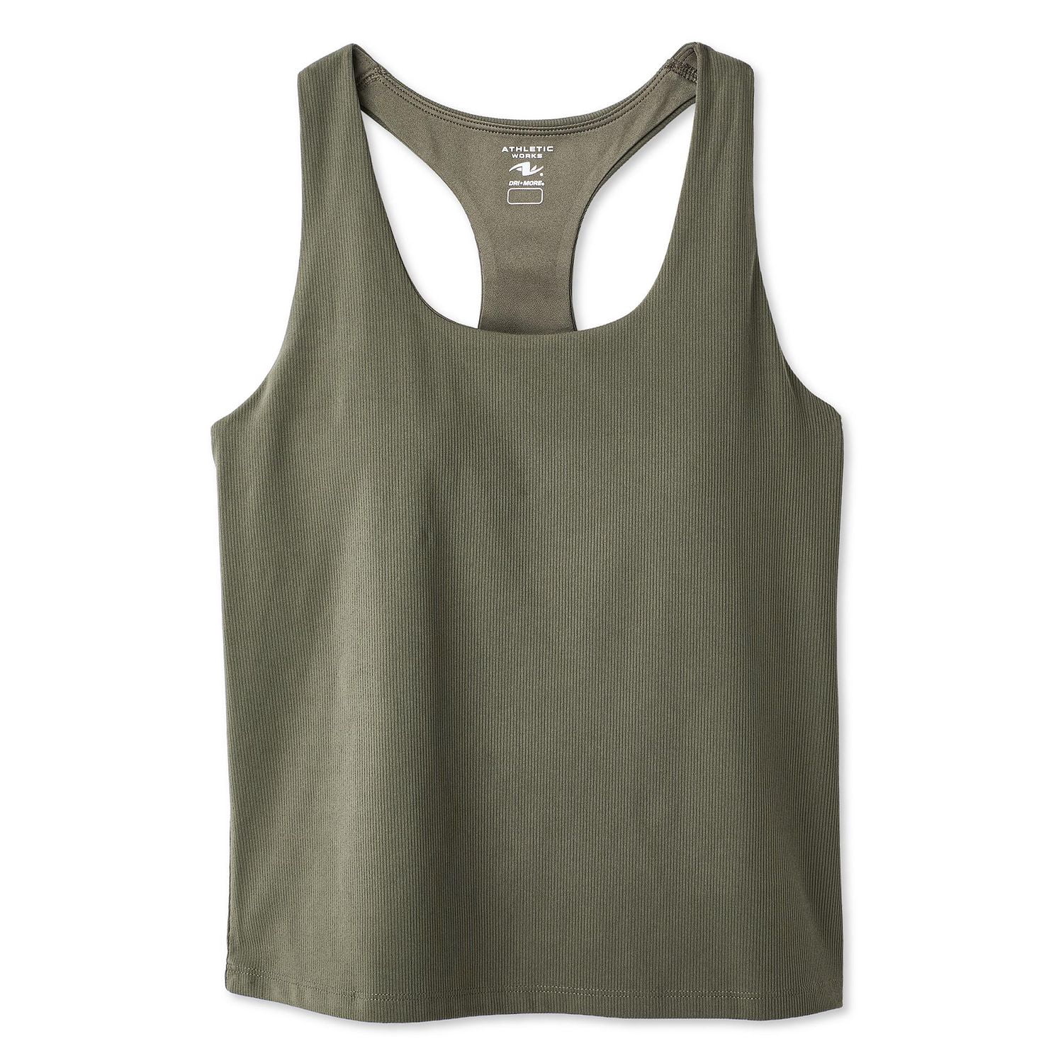Athletic Works Women's Rib Racerback Tank Top