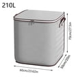 thumbnail image 3 of Large 210L Non-Woven Zipper Storage Bag for Quilts and Clothing with Dual Handles and Two-Way Zipper, 3 of 6