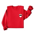 thumbnail image 4 of Lovzfmll Chandail à Manches Longues Décontracté Ample pour Femme avec Imprimé de Noël, Mode, Sans Capuche, Rouge, m, 4 of 6