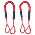 thumbnail image 1 of Yeacher 2Pcs 3.5-5.5ft Bungee Dock Line Mooring Stretch Rope Quick Docking for Boat (Red), 1 of 7