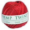 thumbnail image 1 of Hemp Twine Ball Red 1mm, 1 of 2