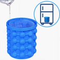 thumbnail image 3 of Ice Cube Tray, Large Silicone Ice Bucket, Ice Cube Maker, Ice Bucket for Freezing Whiskey, Cocktails, Drinks Ice Cube Mold Tray, Large Silicone Ice Bucket, Ice Cube Maker, Ice Bucket fo, 3 of 5
