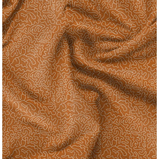 Soimoi Orange Cotton Jersey Fabric Abstracts Abstract Decor Fabric Printed Yard 58 Inch Wide